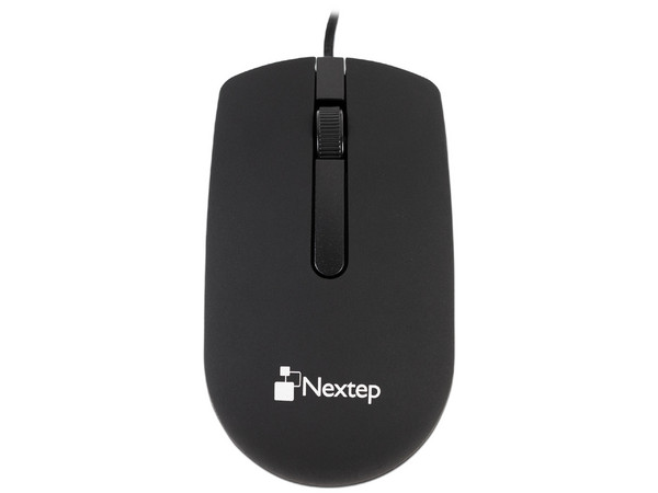 Mouse Alámbrico Nextep NE-414, USB, 1000 dpi, Color Negro. - imagen 2