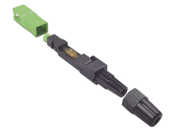 Conector Rápido de Instalación SC/UPC Epcom, Monomodo, Pre-pulido, Re-terminable, ideal para FTTX, Color Negro. - imagen 2