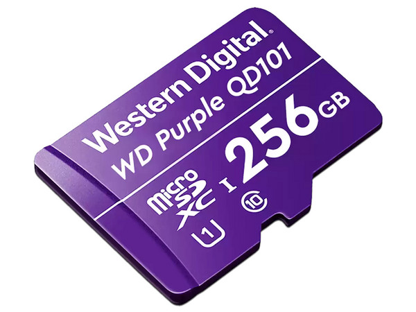 Memoria Micro SD Western Digital Purple Para Videovigilancia SDXC UHS-1 de 256 GB, Clase 10. - imagen 2
