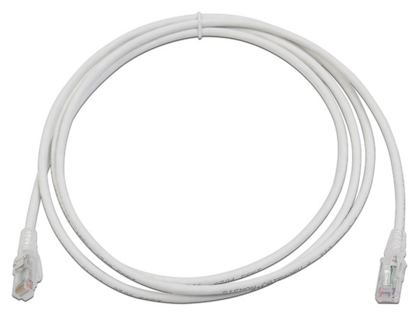 Cable de red SIEMON MC6-07-02B, Patch Cord MC6 Modular Cat6 UTP, CM/LS0H, 2.1m, Color Blanco, Versión Bulk (Sin Empaque Individual).