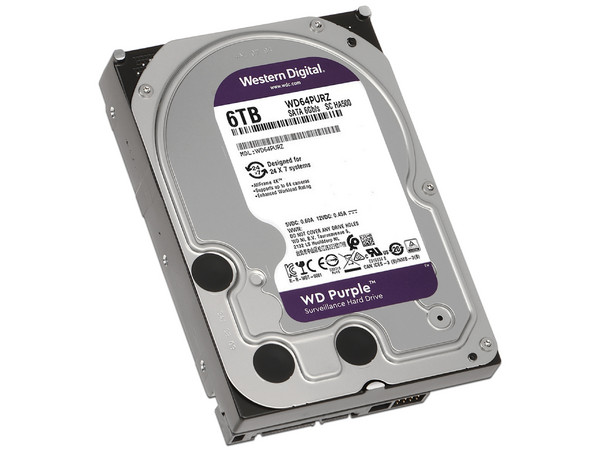 Disco Duro Western Digital Purple 6TB, Caché 128MB, 5640RPM, SATA III (6.0 Gb/s). - imagen 2