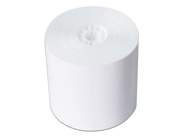 Rollo de papel bond PCM B7670, 76 x 70 mm. Color blanco.