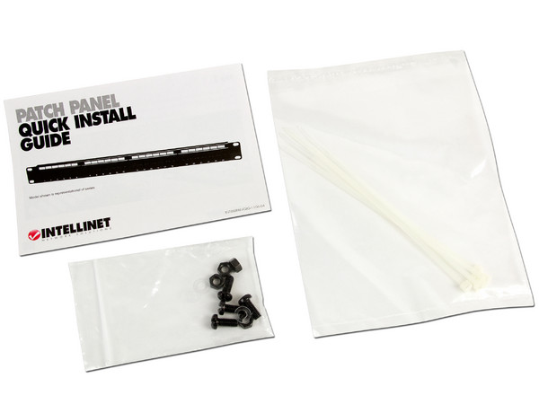 Panel de Parcheo Cat5e Intellinet, 24 puertos, UTP, 1U. - imagen 3