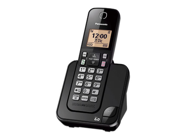 Teléfono Inalámbrico Digital Panasonic KX-TGC352MEB, pantalla 1.6" LED, Duo-Pack. Color Negro. - imagen 3