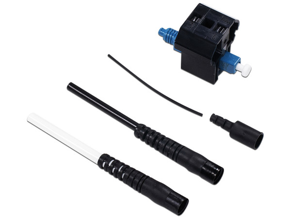 Conector LC CommScope SFC-LCF-UNV-8X, Instalable en campo Qwik II, SM-UPC, para 0.25, 0.9, 2.0, 3.0 mm