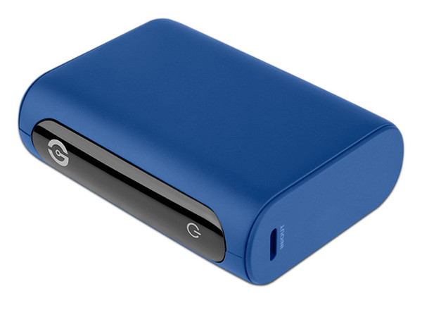 Batería Portátil Getttech GBN-M10CL-01 de 10.000mAh, 1 Puerto USB, Indicador Digital, Color Azul.