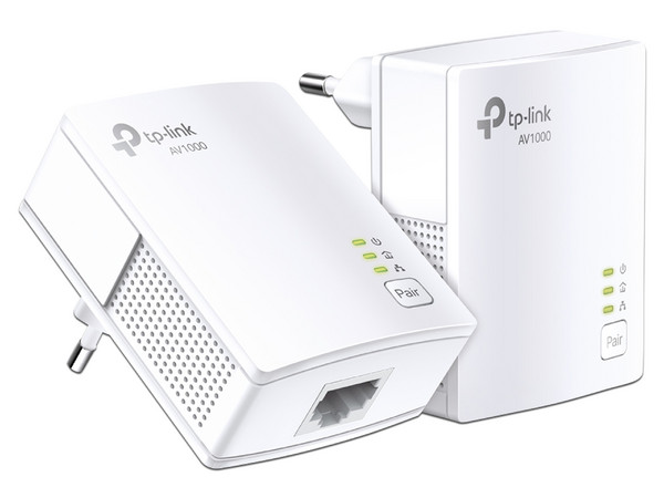 Kit Powerline TP-LINK, TL-PA7017KIT, Red Gigabit, Color Blanco.