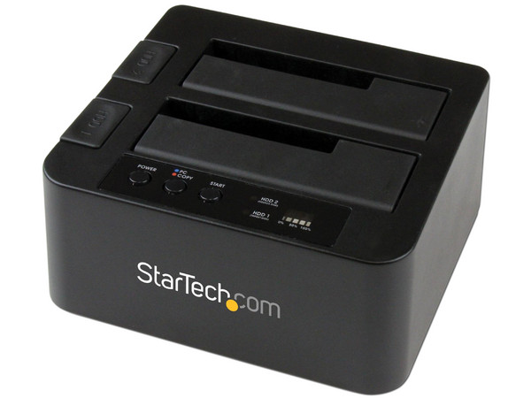 Base USB 3.0 y eSATA Copiadora de Unidades de Disco SATA con Clonador Autónomo SATA de 6Gbps para Copiado de Alta Velocidad.