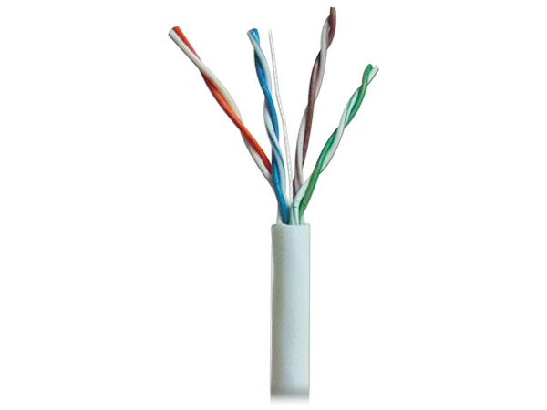 Bobina de Cable Cat5e (UTP) Caja con 100 m, Blanco