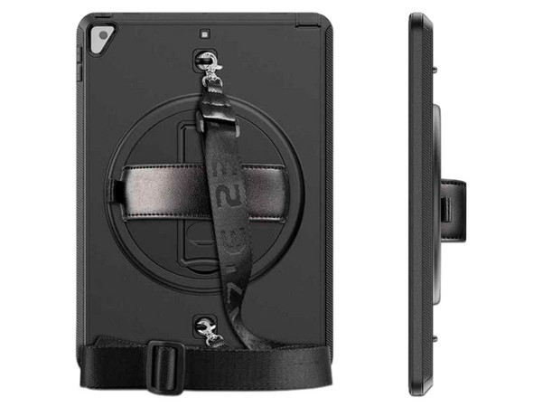 Funda Tekku Handstrap para iPad 9, 8, 7 de 10.2", iPad Pro y Air 3 de 10.5", Color Negro. - imagen 2