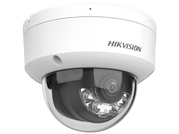Cámara de Vigilancia IP Tipo Domo Hikvision DS-2CD1163G2-LIUF de 6MP, (3200 x 1800), IR de hasta 30m, PoE. Color Blanco