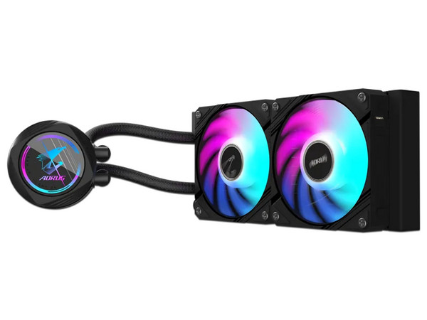 Enfriamiento Líquido Gigabyte AORUS Waterforce II 240, 2 Ventiladores de 120mm ARGB, TDP de 300W, Compatible con LGA 1150/1151. - imagen 2