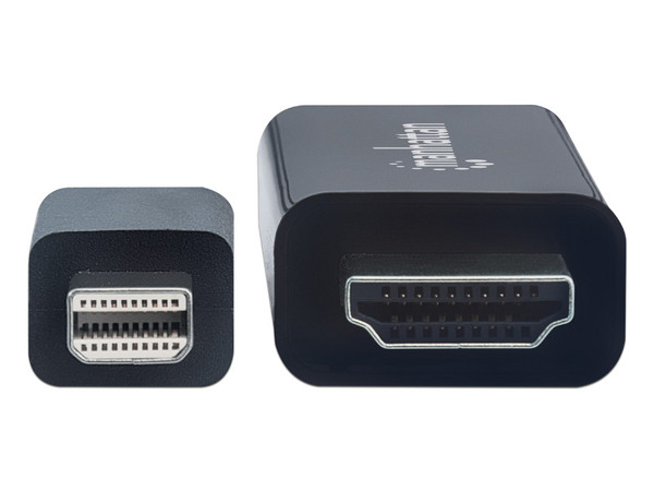 Cable Convertidor Manhattan Mini DisplayPort a HDMI de 1.8m, Color Negro. - imagen 2