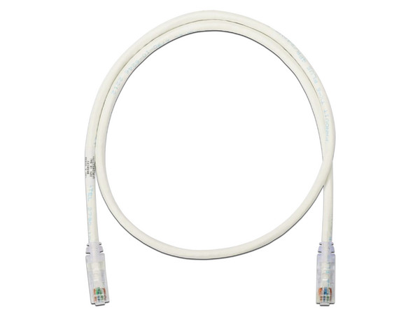 Cable de red Panduit Cat5e UTP, RJ-45 (M-M), 0.9m. Color Blanco.