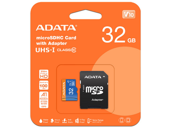 Memoria ADATA Premier MicroSDHC A1 de 32 GB, Clase 10, Incluye adaptador SD. - imagen 3