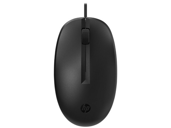 Mouse HP 125 con Cable: Diseño compacto y ergonómico, conexión confiable mediante cable, ideal para uso diario en oficina o en casa.