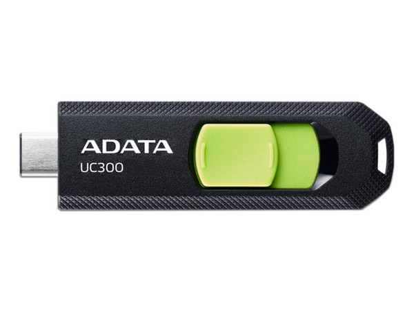Unidad Flash USB-C 3.2 ADATA UC300 de 64 GB, Color Negro.
