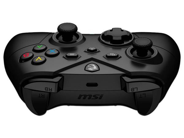 Control MSI FORCE GC300 W inalámbrico, 12 botones programables, retroalimentación de vibración, compatible con PC, PS4 y PS5, batería recargable de hasta 15 horas. - imagen 2