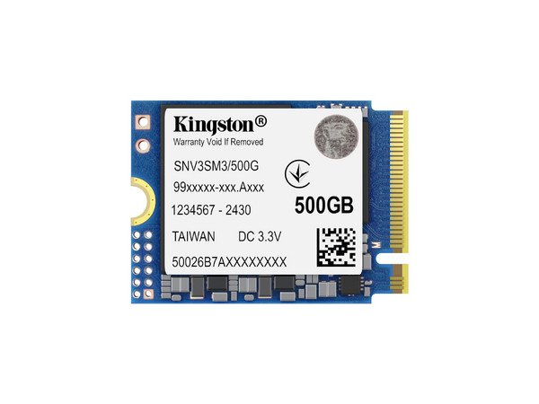 Unidad de Estado Sólido Kingston SNV3SM3 de 500GB, M.2 NVMe PCIe 4.0.