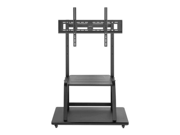 Soporte Móvil Para TV Manhattan 462334, Ultra Resistencia, con Ruedas, Hasta 100", Hasta 150 Kg, Color Gris.
