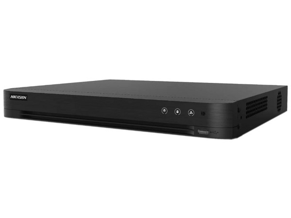 DVR Hikvision DS-7232HGHI-M2 de 32 Canales TurboHD y 2 adicionales IP, hasta 5MP, 2 Puertos SATA para Disco Duro de hasta 10TB (No incluido).