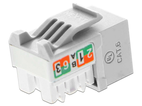 Modulo Jack Nexxt AW121NXT27 RJ-45, Cat 6, Tipo 110, Color Blanco. - imagen 2
