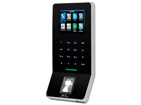 Control de Acceso y Asistencia ZKTECO F22/ID, Pantalla de 2.4", 3000 Huellas, 5000 Tarjetas ID, Teclado Táctil, Conexión TCPIP, WiFi.