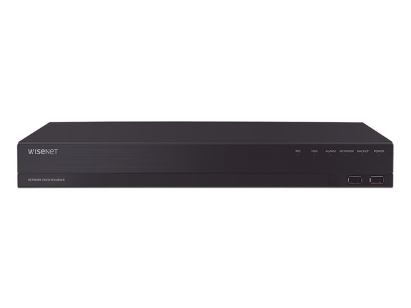 NVR Hanwha ARN-1610S, de 16 canales, 8MP, Wi-Fi, Color negro. - imagen 3