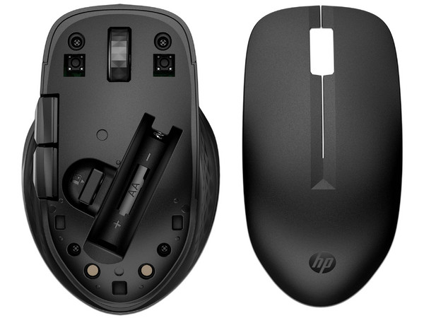 Mouse Óptico Inalámbrico HP 435, 5 Botones, Receptor USB, Bluetooth, Color Negro. - imagen 3