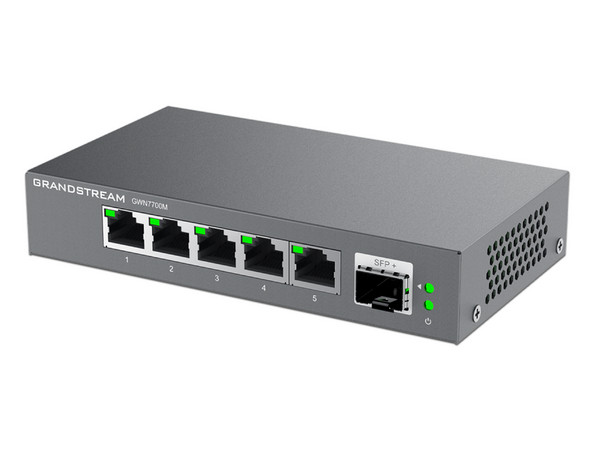 Switch Grandstream GWN7700M de 5 puertos 10/100/2500 Mbps y 1 puerto SFP+. - imagen 3