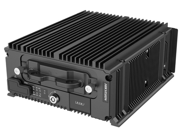 DVR Hibrido Móvil Hikvision AE-MH0408(RJ45) de 4 Canales Turbo + 8 Canales IP de hasta 2MP (1080p), Wi-Fi, GPS, Soporte para SSD/HDD 2.5", H.265