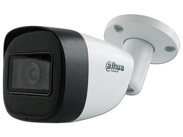 Cámara de Vigilancia Tipo Bullet Dahua DH-HAC-HFW1200CMN-A-02 de 2MP (1920 x 1080) con micrófono integrado, IR Hasta 30m, IP67. - imagen 2