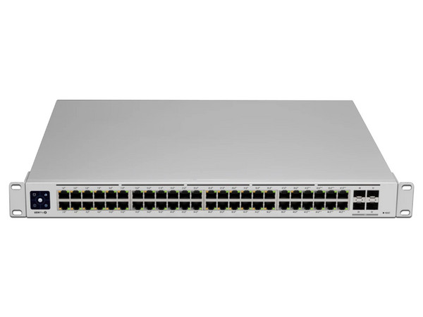 Switch Ubiquiti UniFi  USW-PRO-48-POE de 48 puertos Gigabith Ethernet, PoE+, Rack 1U, 600 W. - imagen 2