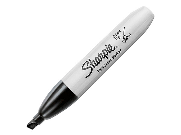 Marcador Permanente Sharpie Chisel. Color Negro. Caja con 12 Piezas - imagen 3