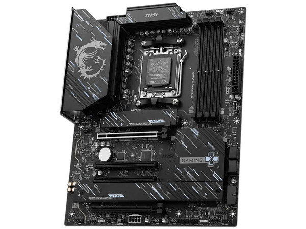 T. Madre MSI X870 GAMING PLUS WIFI: Chipset AMD X870, Soporta: Procesadores AMD Serie 9000, 8000 y 7000, Socket AM5, Memoria: DDR5 8200/5600(OC)/4800MHz, 256GB Max, Integrado: Wi-Fi 7, USB, M.2, ATX, Ptos: 1xPCIE5.0x16. - imagen 3