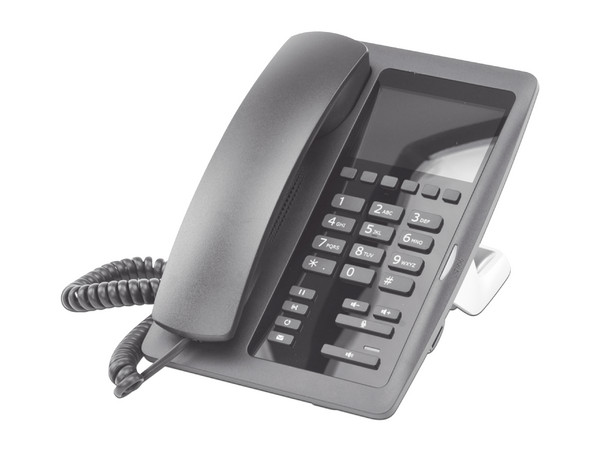 Teléfono IP para Hotelería Fanvil H5, 2 Líneas SIP, profesional con 6 teclas programables , Pantalla LCD de 3.5", PoE. - imagen 2