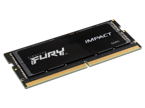 Memoria SODIMM Kingston FURY Impact Black, DDR5 PC5-44800 (5600MHz), Non-ECC , CL40, 32GB. - imagen 2
