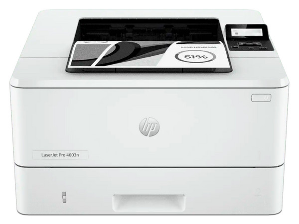 Impresora Láser Monocromática HP LaserJet Pro 4003n, 4800 x 600 dpi, hasta 40 ppm, Ethernet, USB. Color Blanco. - imagen 2