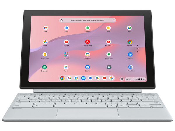 Laptop ASUS Chromebook CM30:  Procesador MediaTek Kompanio 520 (hasta 2.0 GHz),  Memoria de 8GB LPDDR4X,  eMMC de 128GB,  Pantalla de 10.5" WUXGA,  Video ARM Mali-G52 MC2,  S.O. ChromeOS. - imagen 3
