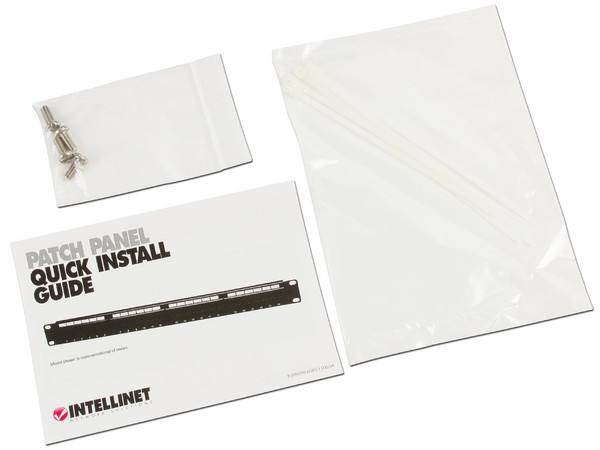 Panel de Parcheo Cat6 Intellinet, 24 puertos, UTP, 1U.                 - imagen 3