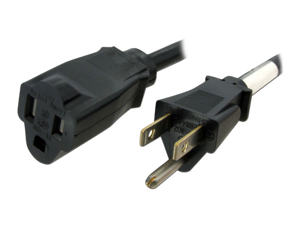 Cable extensor de alimentación para computadora NEMA 5-15R a NEMA 5-15P (M-H) 1.8m.