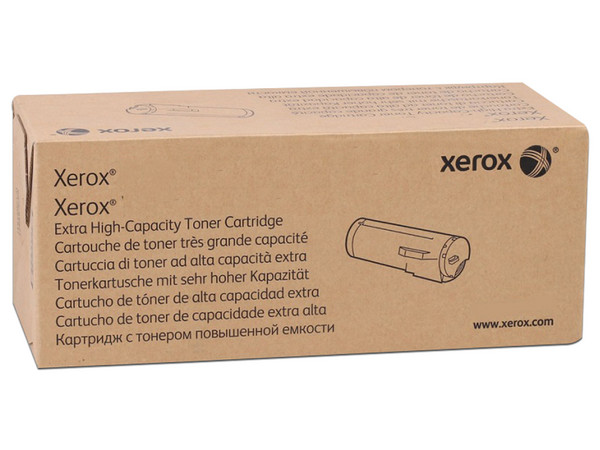 Cartucho de Tóner Xerox Color Negro, Modelo: 106R03945.