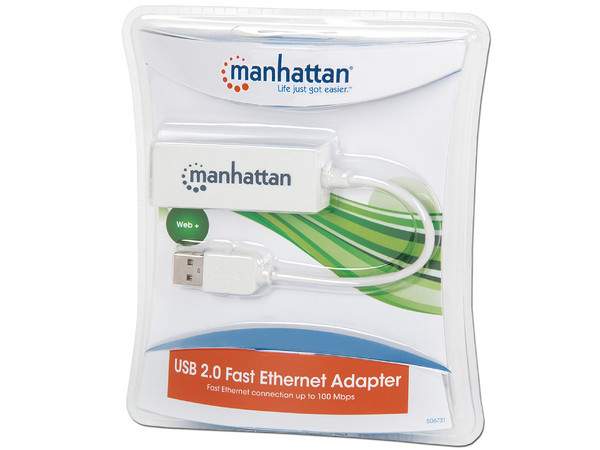 Adaptador Manhattan de USB 2.0 a Fast Ethernet 10/100 Mbps. - imagen 2