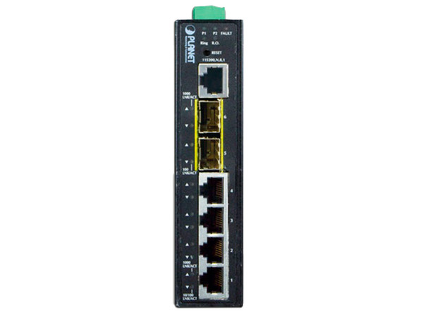 Switch Administrable Planet Technology, 4 Puertos RJ-45 10/100/1000Mbps, 2 Puertos SFP, Color azul. - imagen 2