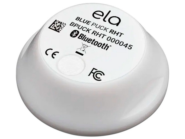 Sensor de Temperatura y Humedad Ela BLUE PUCK RHT, Bluetooth, Compatible con Localizadores Vehiculares.