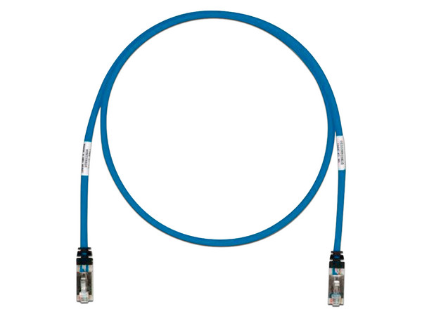 Cable de Red Panduit, Cat6a, UTP, RJ-45 (M-M), 3.0m, Color Azul.