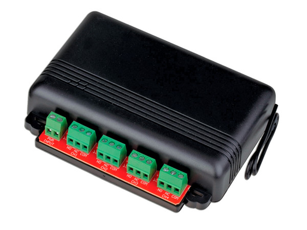 Receptor de 4 Canales Independientes Inalámbrico Seco-Larm SK910RD4 compatible con todos los transmisores seco-larm 315MHZ.