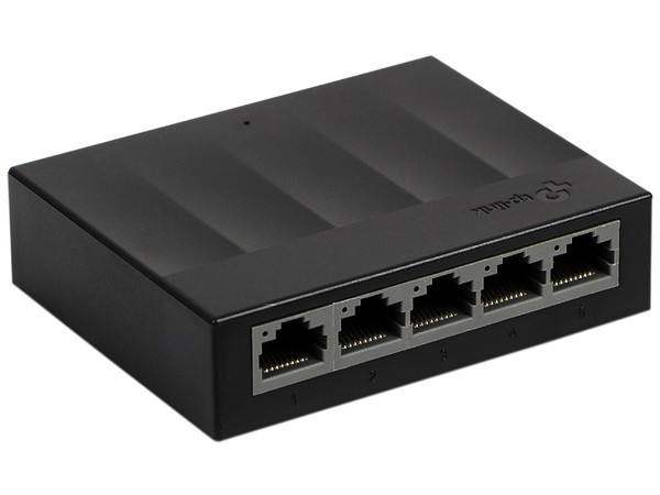 Switch TP-Link LS1005G de 5 puertos10/100/1000 Mbps, No Administrable.