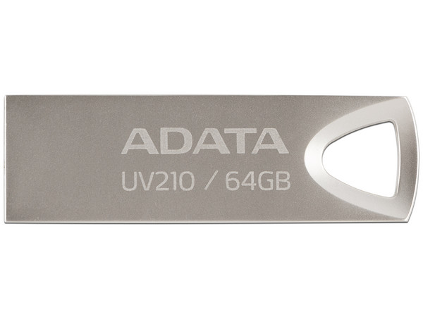 Unidad Flash USB 2.0 ADATA UV210 de 64GB. Color Metálico. - imagen 3