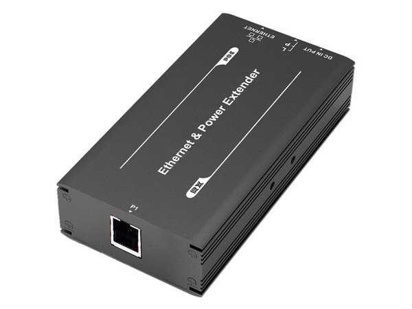 Transmisor EPCOM TT-8001TPOE para Extensor PoE TT-8001R, Hasta 600m PoE, 1 Puerto para recepción de vídeo y alimentación PoE, Ideal para Domos y Cámaras IP, Conexión en Cascada, Soporta PTZs de 60W.